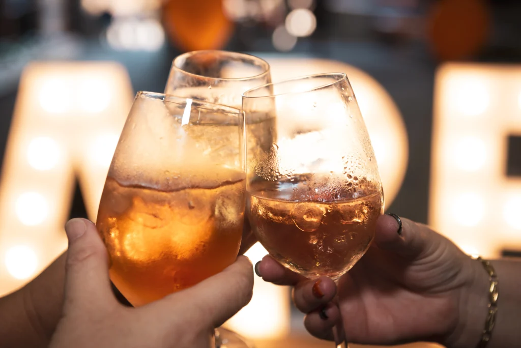 Event Photography Darwin - Cocktail glasses making a toast